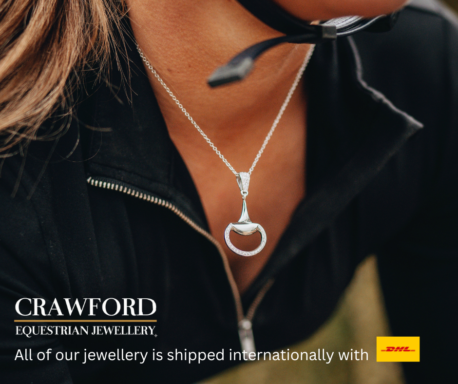 Gold Half Snaffle Pendants